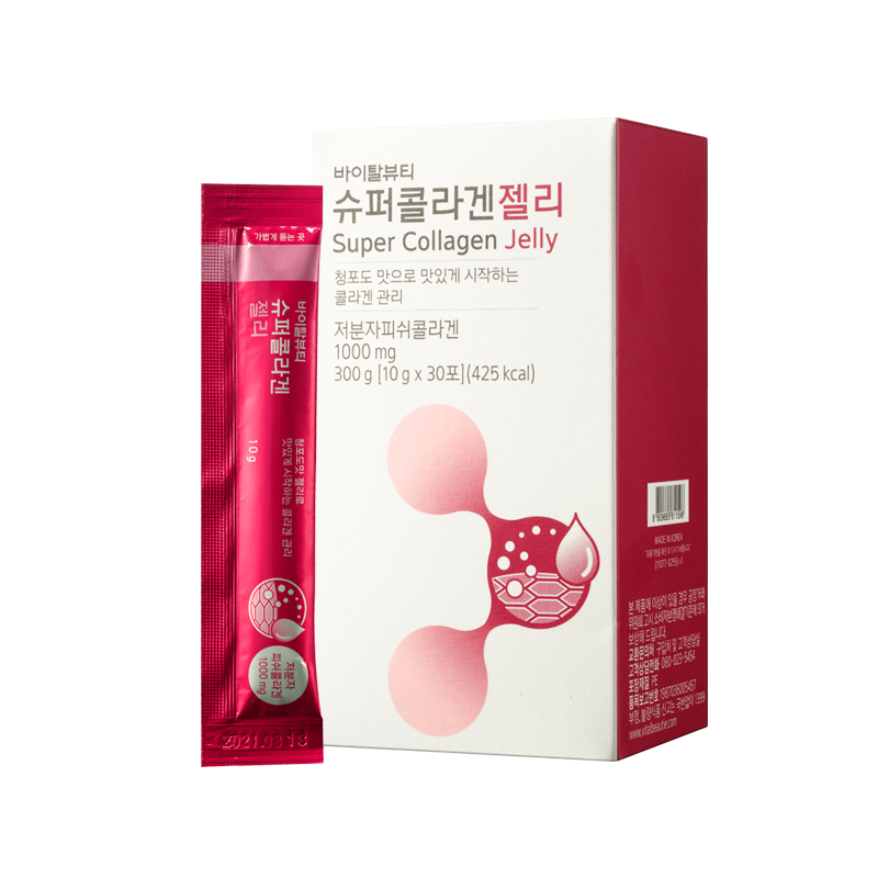 [VitalBeautie] Super Collagen Jelly 300g (1,000mg x 30stick)
